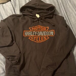 Harley-Davidson Black Rhinestone Hoodie